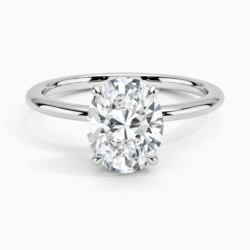 Classic Oval Solitaire Ring