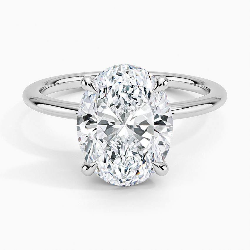 Classic Oval Solitaire Ring