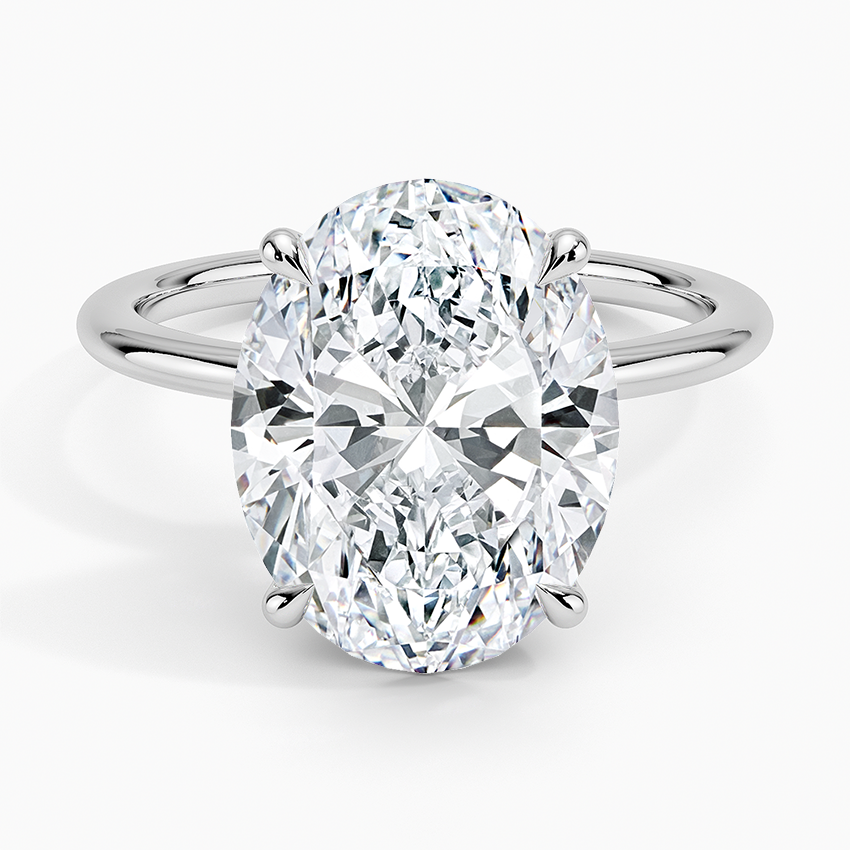 Classic Oval Solitaire Ring