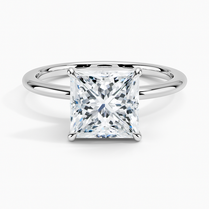 Classic Princess Solitaire Ring