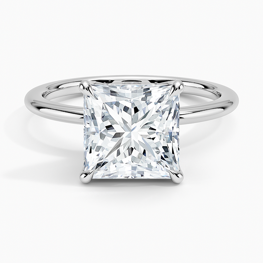 Classic Princess Solitaire Ring