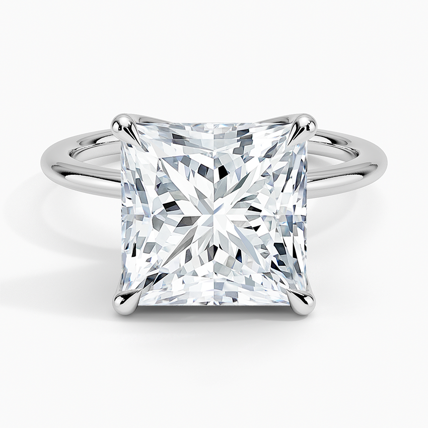 Classic Princess Solitaire Ring