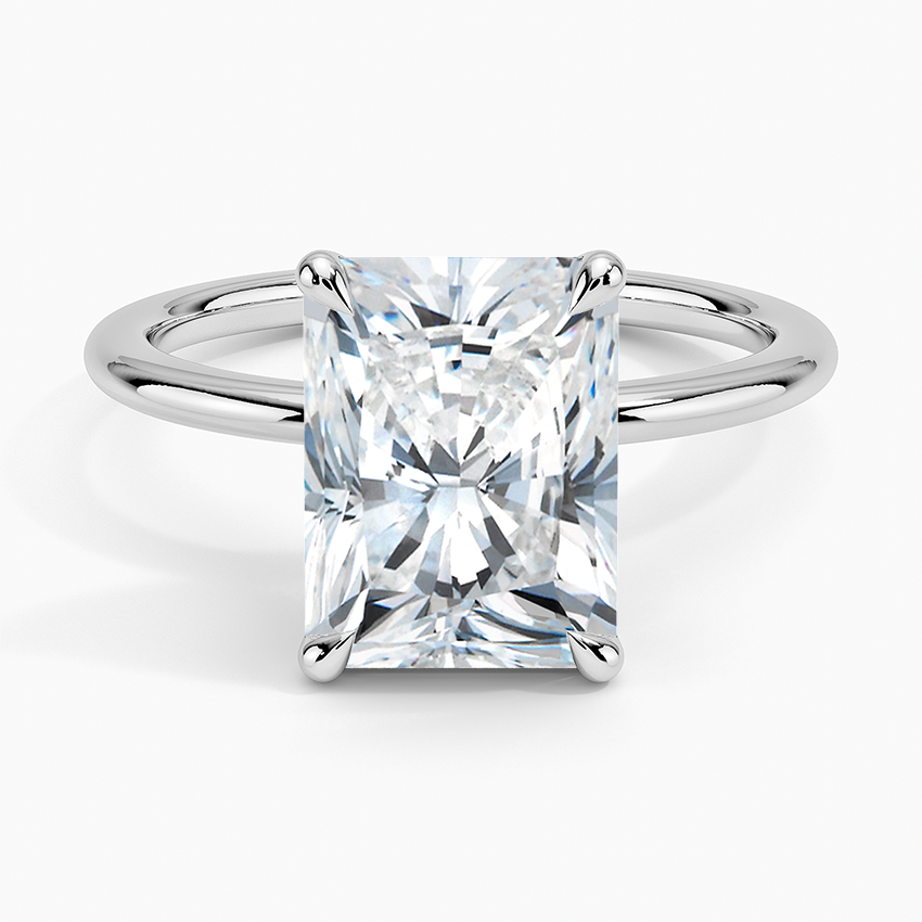 Classic Radiant Solitaire Ring