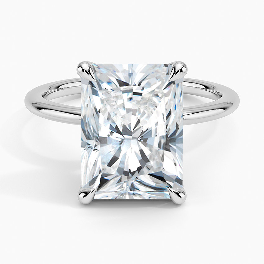 Classic Radiant Solitaire Ring