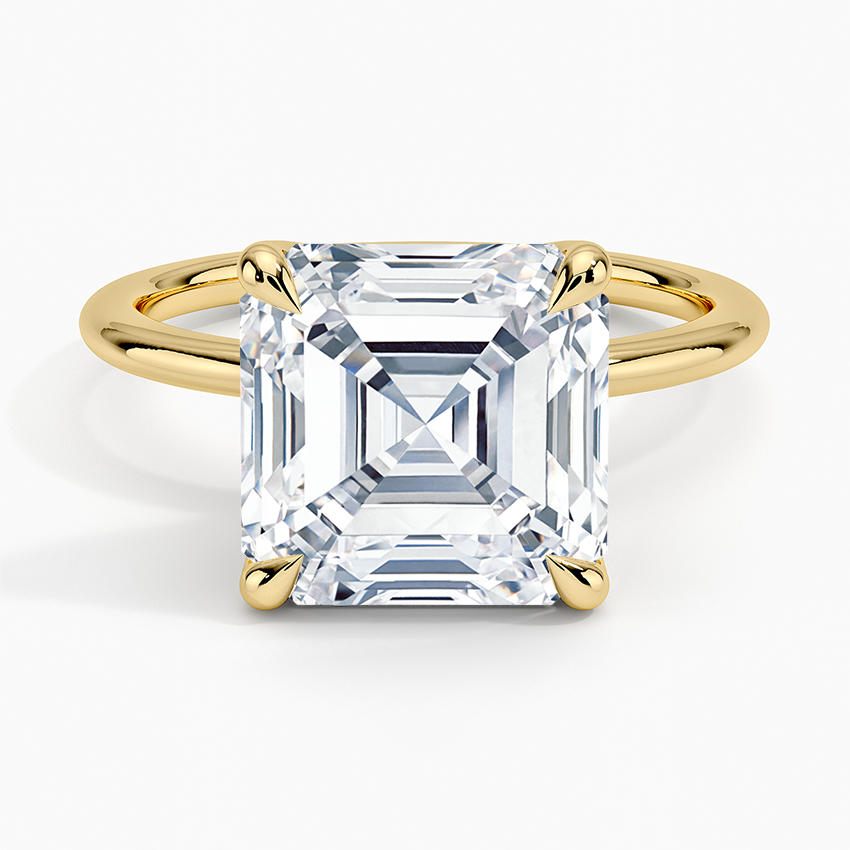 Classic Asscher Solitaire Ring