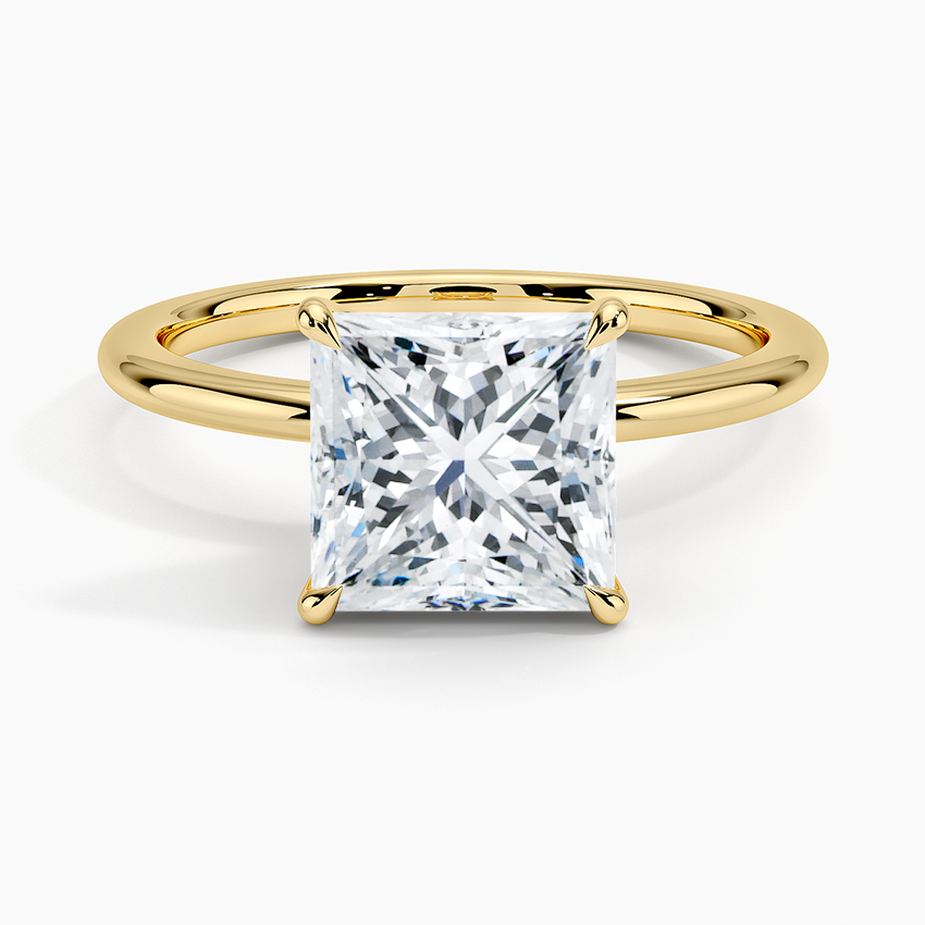 Classic Princess Solitaire Ring