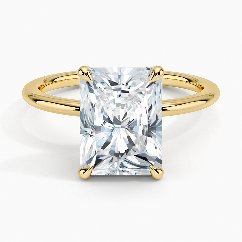 Classic Radiant Solitaire Ring