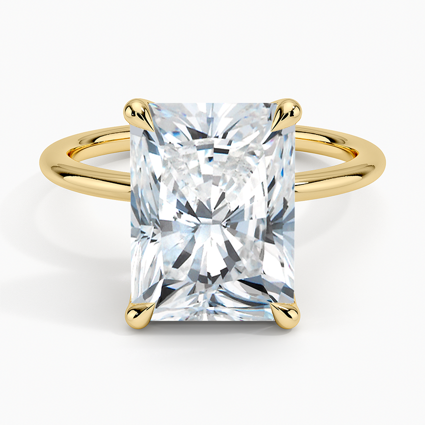 Classic Radiant Solitaire Ring