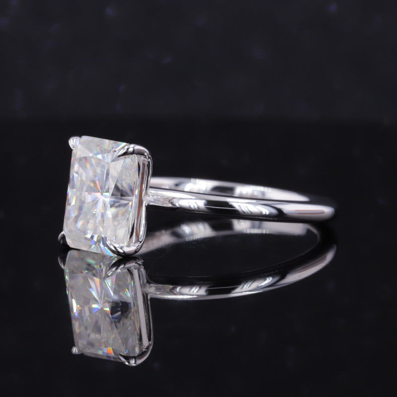 Classic Radiant Solitaire Ring