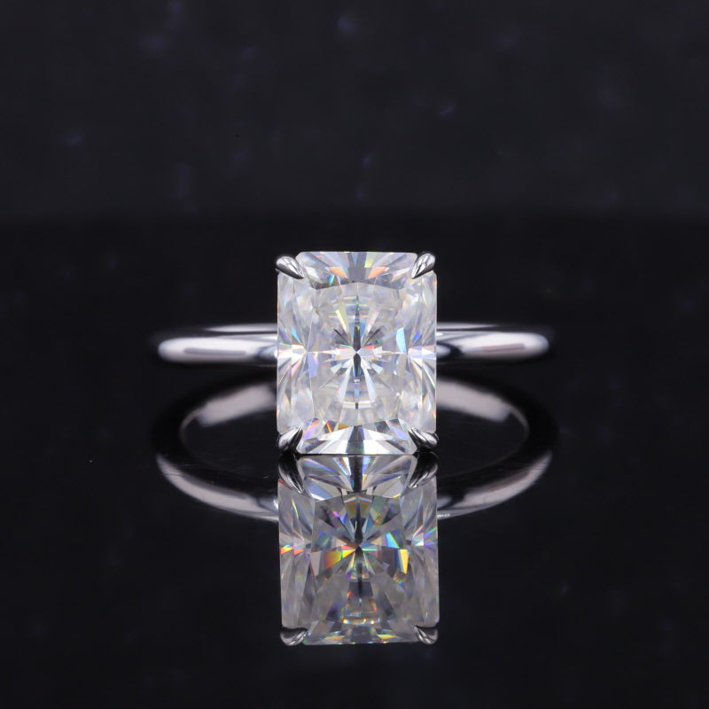 Classic Radiant Solitaire Ring