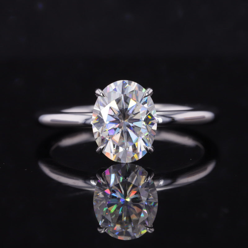 Classic Oval Solitaire Ring