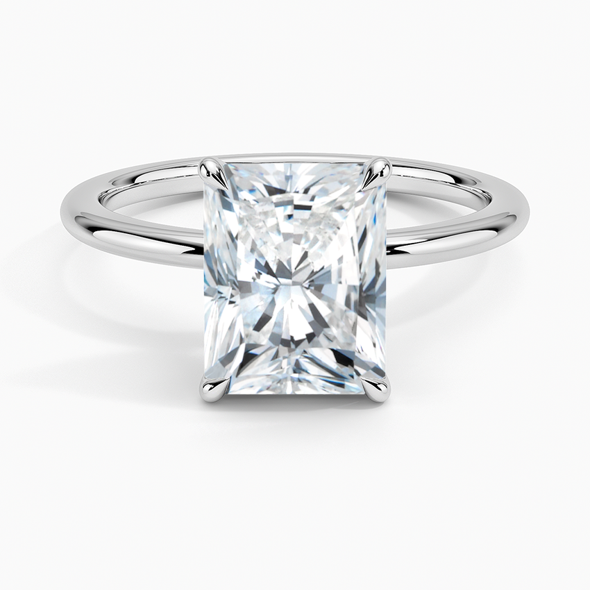 Classic Radiant Solitaire Ring