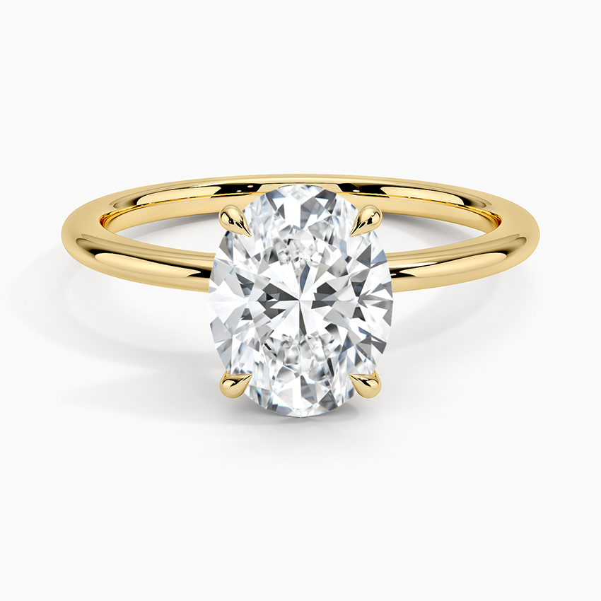 Classic Oval Solitaire Ring