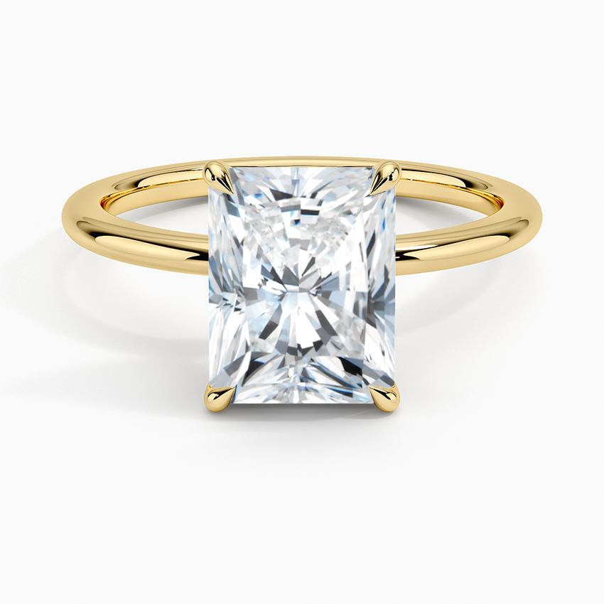 Classic Radiant Solitaire Ring